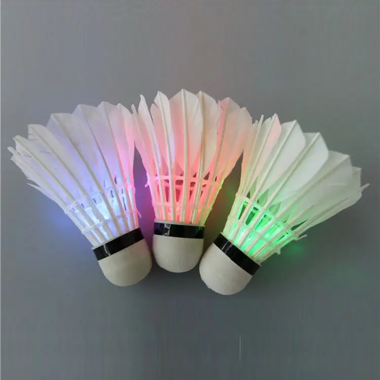 Feather Badminton Customize Cheap Led Shuttles Athlete Promotional Best Shuttlecock