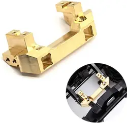 Brass Heavy Duty Counter Weight Set TRX4 Front Bumper Mount Servo Brass Mount for 1/10 RC Crawler TRX-4 TRX6 Upgrade Part