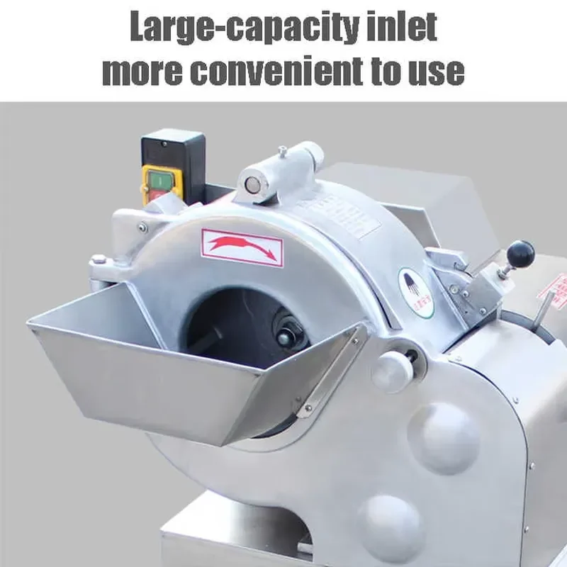 New Commercial Restaurant Onion Ginger Sweet Potato Cube Cut Machine French Fries Cutter Kiwi Fruit Dicer Vegetable Cutting