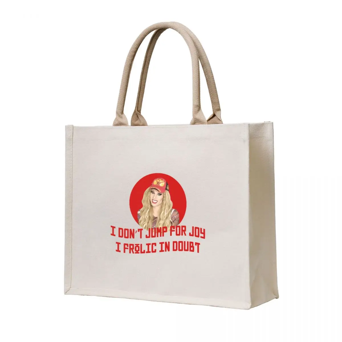 

Katya Zamo I don't jump for joy - Rupaul's Drag Race Tote Bag eco pack bags luxury women Handbags women tote bag canvas