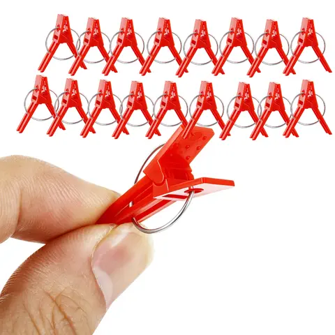 50-200Pcs Plastic Plant Grafting Clips Spring Loaded Graft Clamps for Tomato Watermelon Vegetable Seedlings Gardening Tools