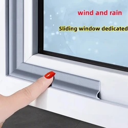 New Sliding Window Sealing Strip Door Window Door Seam Windproof Sound Insulation Self-adhesive Window Crack Gap Sticking Taep