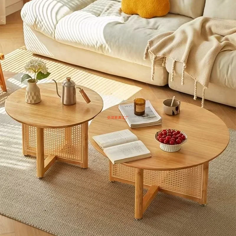 Modern Minimalist Movable Eco-Friendly CNC Precision Decorative Wooden Coffee Table for Living Room Hotel Dining Areas Design