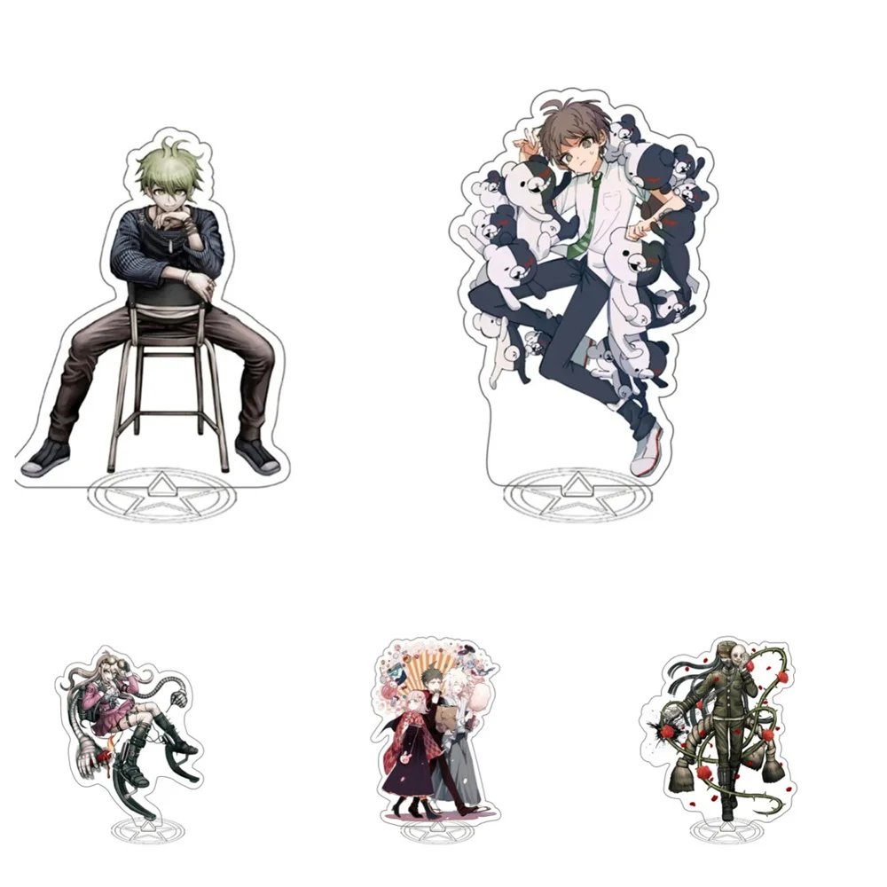 

Anime 15CM HOT Bullet theory breaks V3 Figures Cosplay Acrylic Stand Model Plate Desk Decor Standing Sign prop Fans Birthda