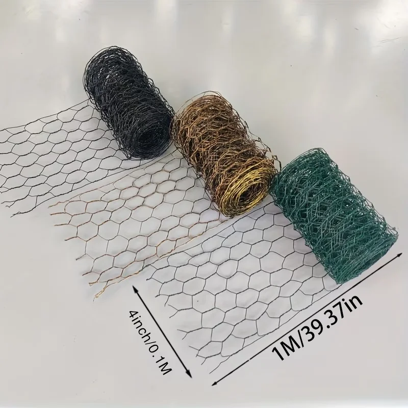 1‑Roll Wire Mesh for Crafts, Lightweight Hexagonal Wire Netting for Floral Arrangements, Wedding Decorations