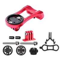 SPORTFUNSF Bicycle Bike Stem Extension Mount Computer Front Holder For Garmin Bryton Edge Cateye Base Aluminum Alloy Parts