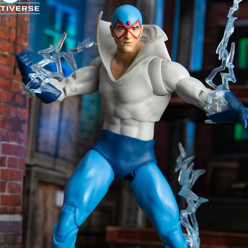 Max Mercury Action Figure Quicksilver Figure 18cm Dc Multiverse 1:10 Scale Original Collection Doll Model Toy Gift