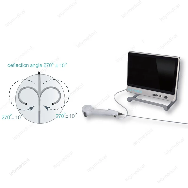 7.5fr 9.5fr Flexible Disposable Ureteroscope Single Use Urology Endoscope cystoscopy percutaneous nephroscopy