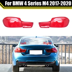 For BMW 4 Series M4 2017-2020 Car Rear Taillight Shell Brake Lights Shell Replace Auto Rear Lamp Shell Cover Mask Lampshade