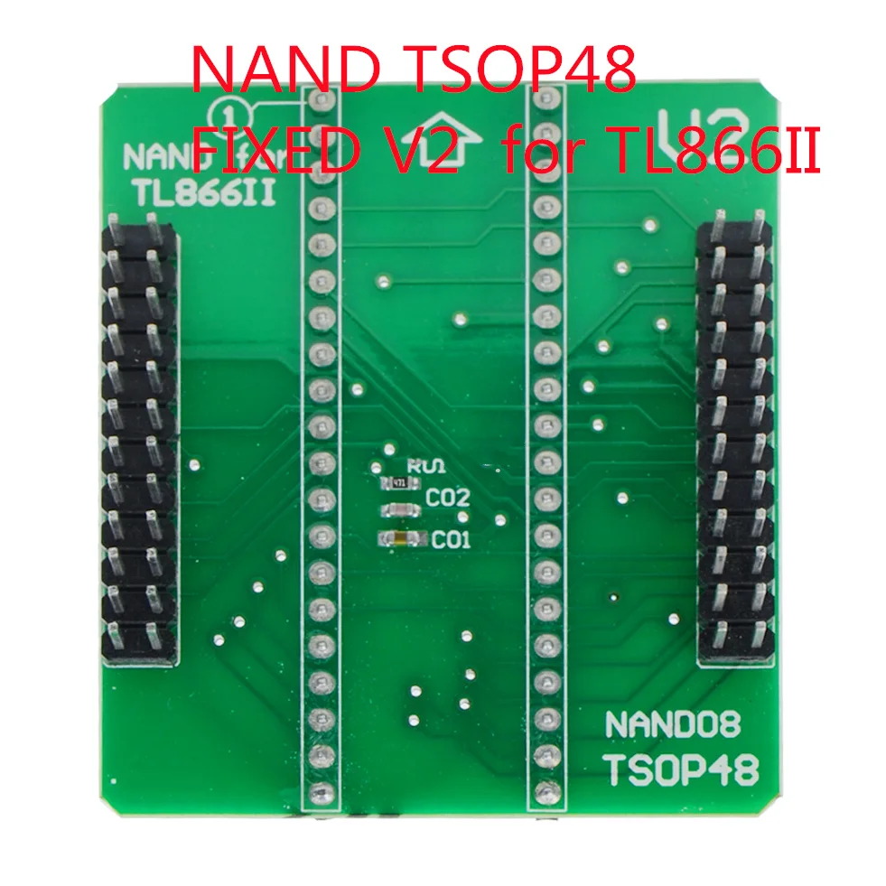 NAND TSOP48 FIXED V2 adapter board for XGecu TL866II Plus USB Universal Programmer SPI Flash no including TSOP48 ZIF socket