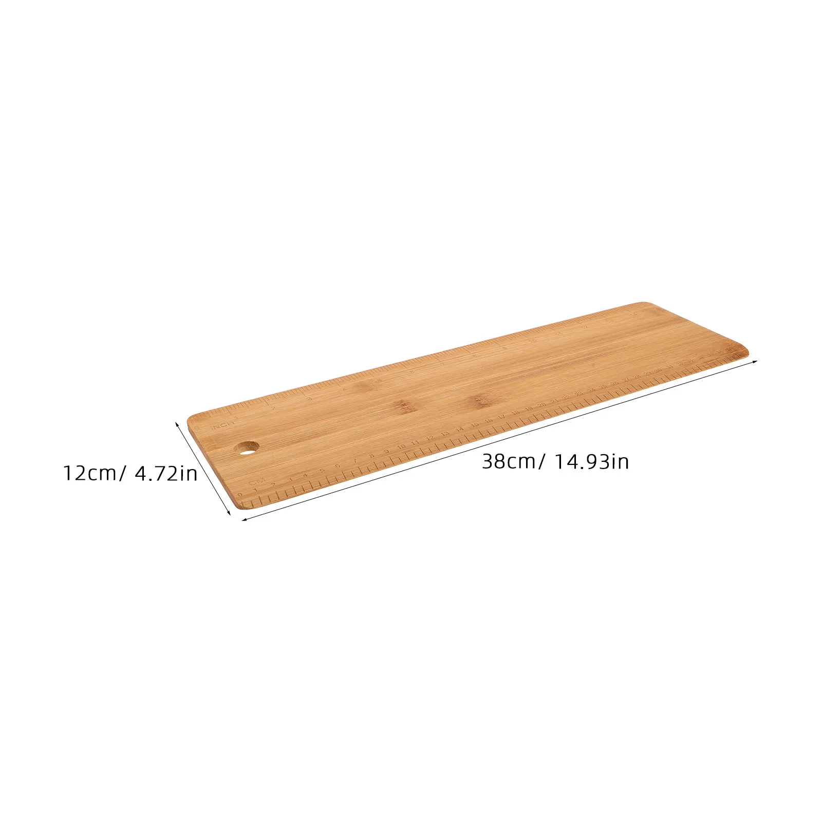 Bamboo Baguette Transfer Peel 15 Inch Dual Scale Flipping Board for French Bread Baking Dough Shaping and Precise Positioning
