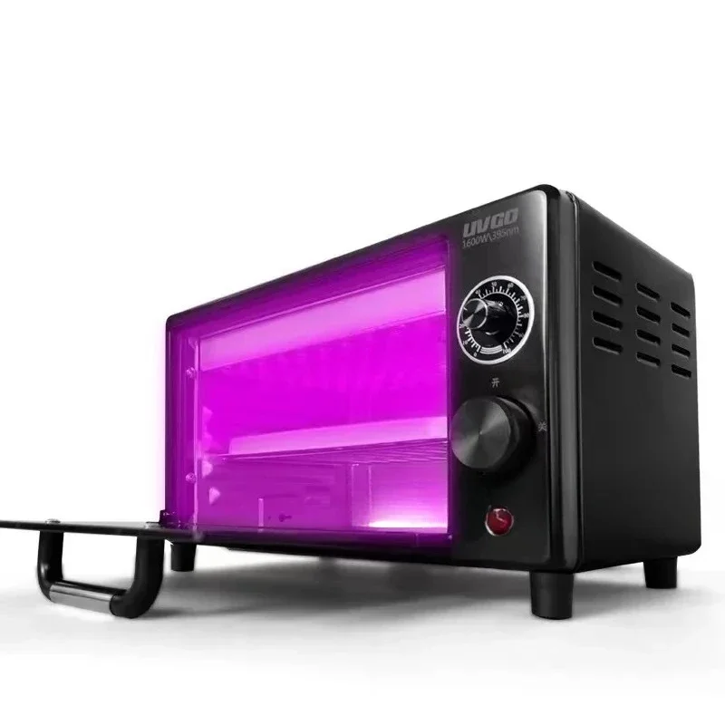 UV curing box high intensity ultraviolet lamp OCA oven 1600W 365nm 385nm 395nm 405nm LED UV OVEN cabinet for uv resin fast cure