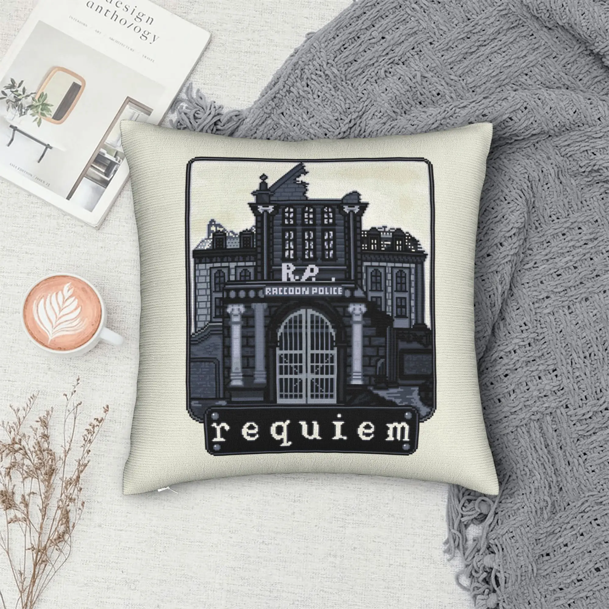 Biohazard Residents Evils 9 Requiem Pillowcases Stuff Printing Cushion Cover  Pillow Covers Bedroom Decor Zipper Multiple Sizes