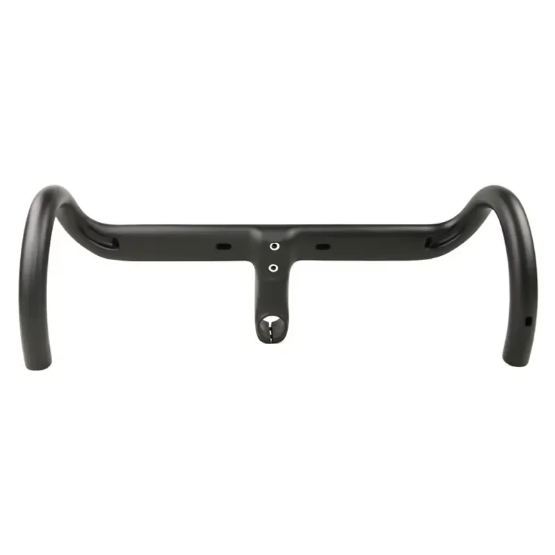 Full Carbon Fiber Road Bike Handlebar Integrated Stem 400mm 420mm 440mm Lightweight Aero TT Bar Cycling Parts High Strength