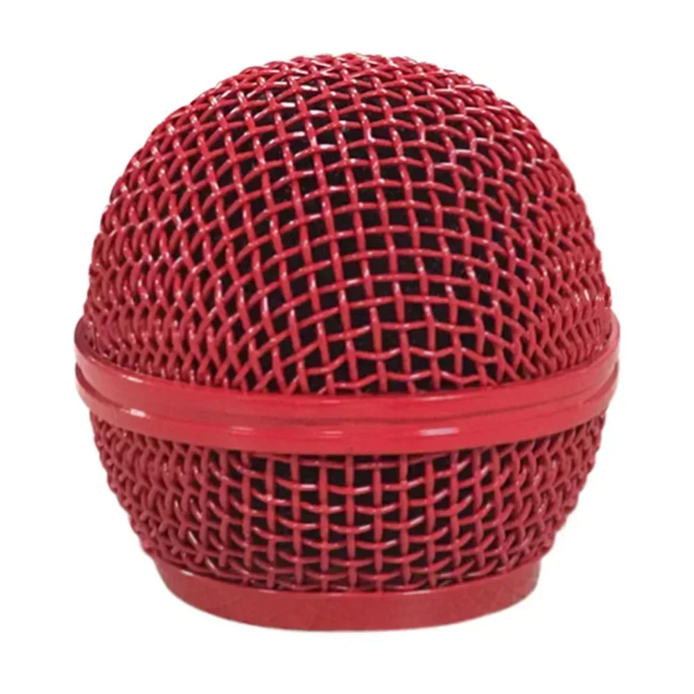 Steel Mic Replacement Mesh Head For 58 Handheld Microphone Grill Mesh Head For Shure Beta 57A 58A 87A 845S 945 Mic DIY Part