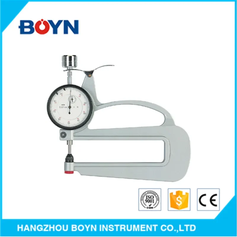 YG142-3 Portable Thickness Tester Thickness Gauge for Testing the Thickness and Homogeneity of Fabrics Leather Plastics Carpets