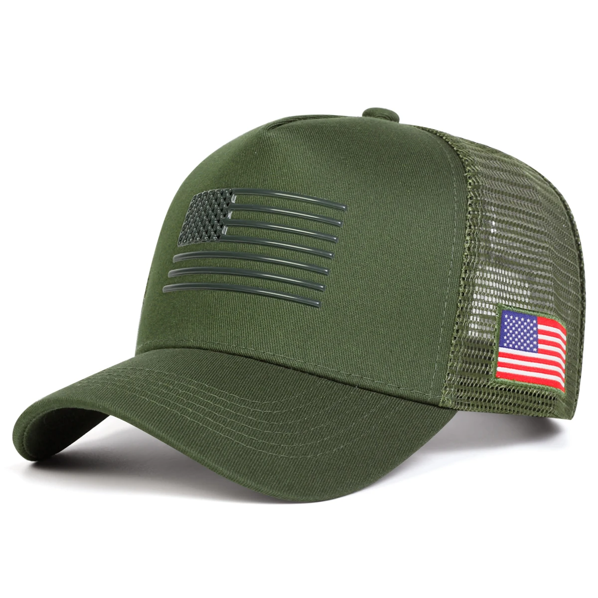Unisex-Baseballkappen mit amerikanischer Flagge und Stickerei, für Frühling und Sommer, für den Außenbereich, verstellbare Freizeithüte, Sonnenschutzhut, Sportkappe – Detail 5