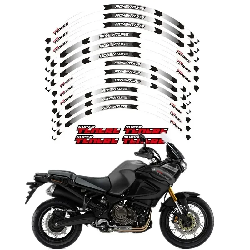 For YAMAHA SUPER TENERE 750 1200 XT1200Z Motorcycle Parts Contour Wheel Decoration Decal Sticker - C Motor