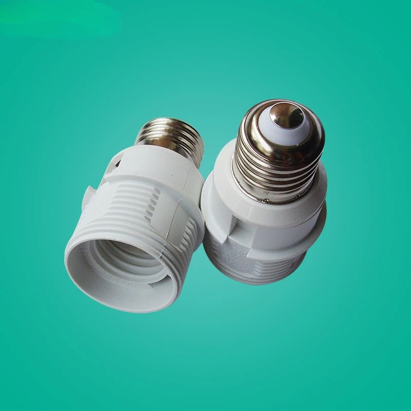 2PCS Wholesale Conversion Lamp Holder That Can Be Installed with Glass Lampshade GN-701S-D E27 To E27 Half-tooth Lamp Holder