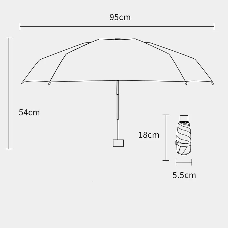 Dimensioni del telefono Mini tasca ombrello da donna uomo uomo ultraleggero pioggia ombrello da sole ragazze Anti UV ombrello pieghevole portatile