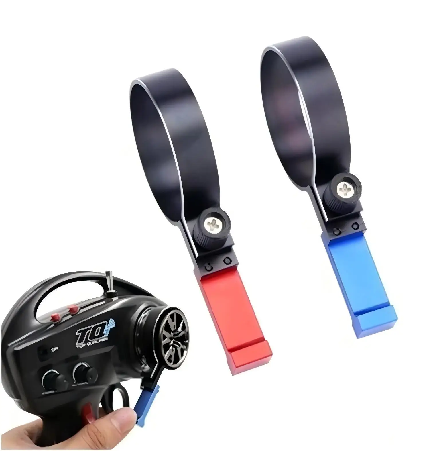 

One-Hand Control Adapter for RC Transmitter, Steering Wheel Trigger for Flysky NB4 Traxxas TQI Upgrade Part