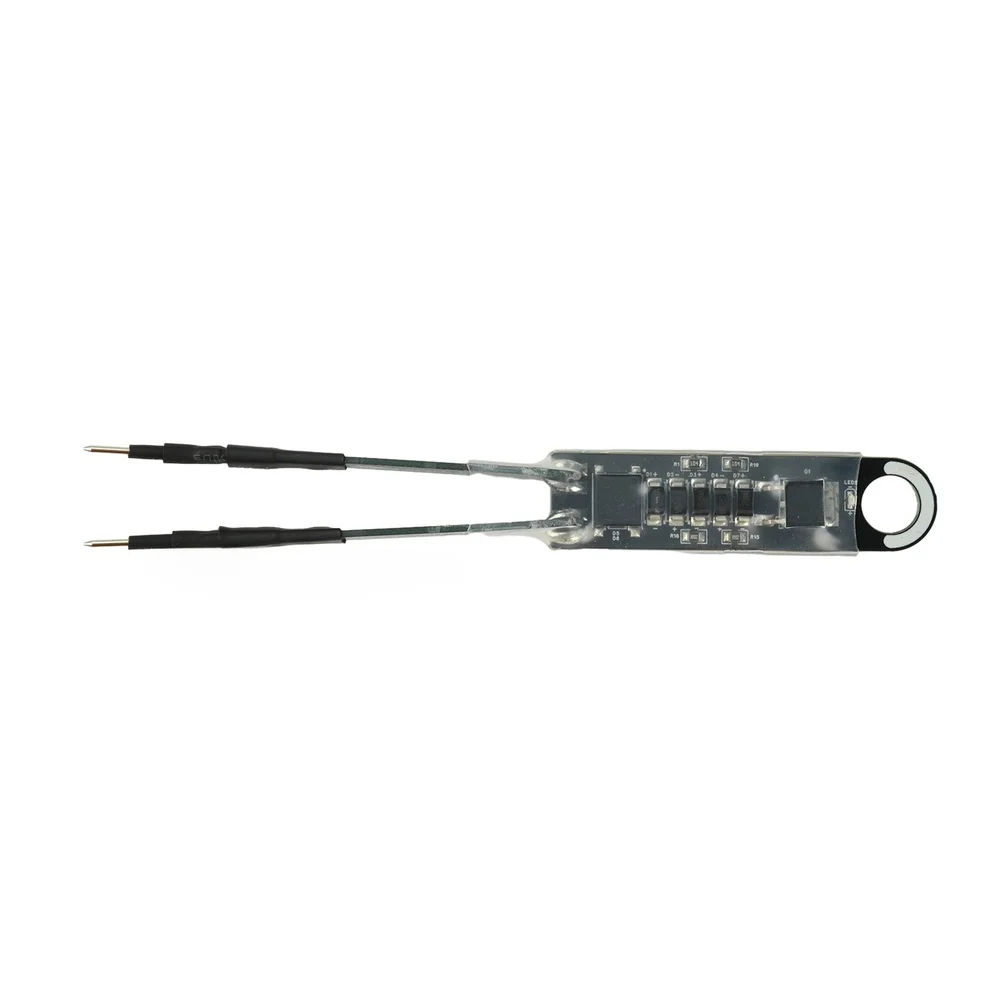 1000uF Capacitor Discharge Tool with Dual LED Indicators and Retractable Insulated Probes for Surface Mount Component Testing