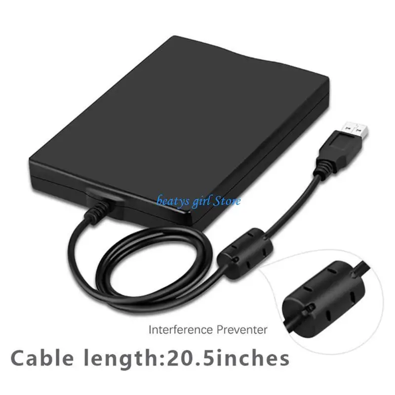 C7AB 3.5 inch USB Mobile Floppy Disk Drive Portable 1.44MB External Diskette FDD