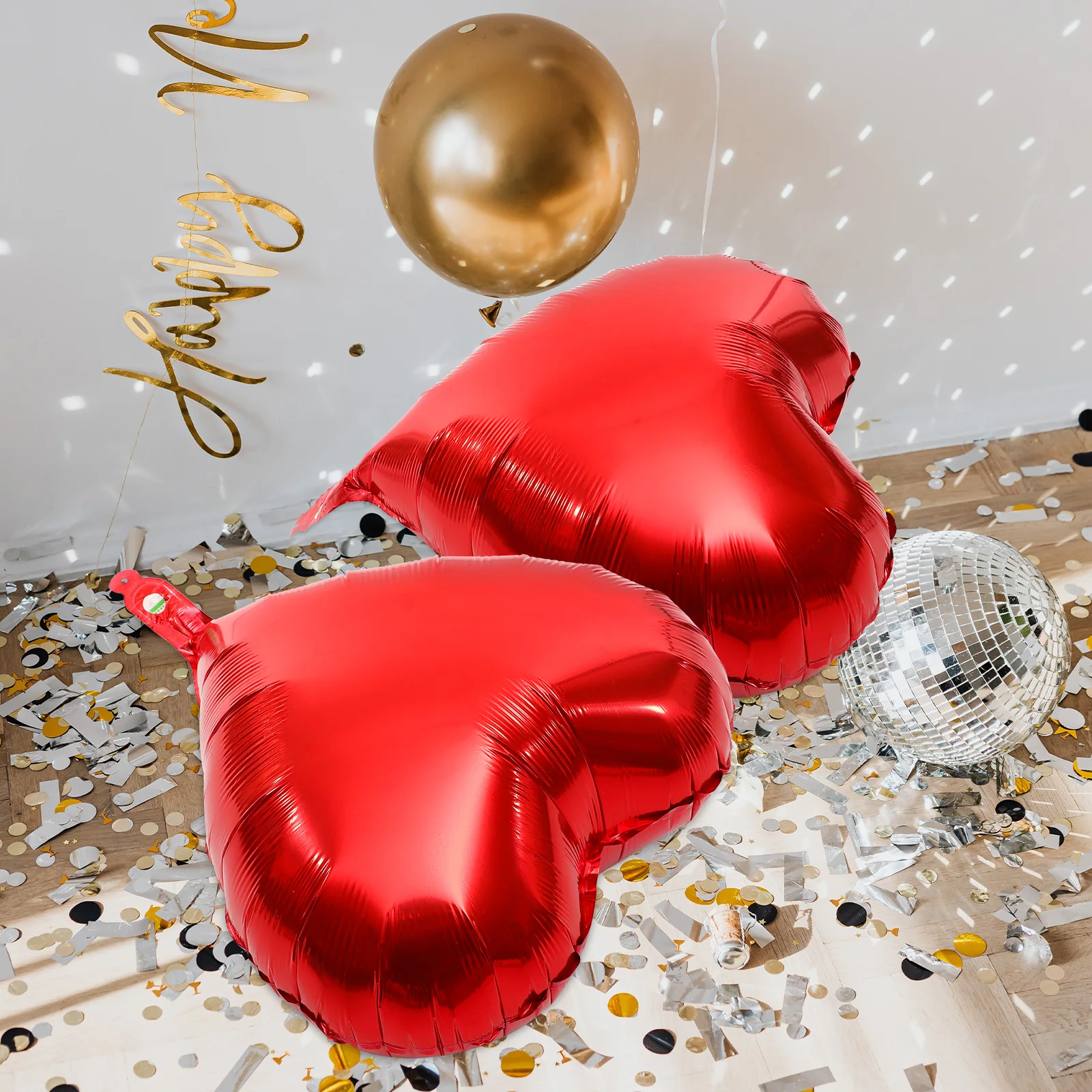 

10Pcs Heart Shape Balloons Valentine Party Foil Aluminum Balloon Wedding Decorative Party Supplies Festival Ornaments