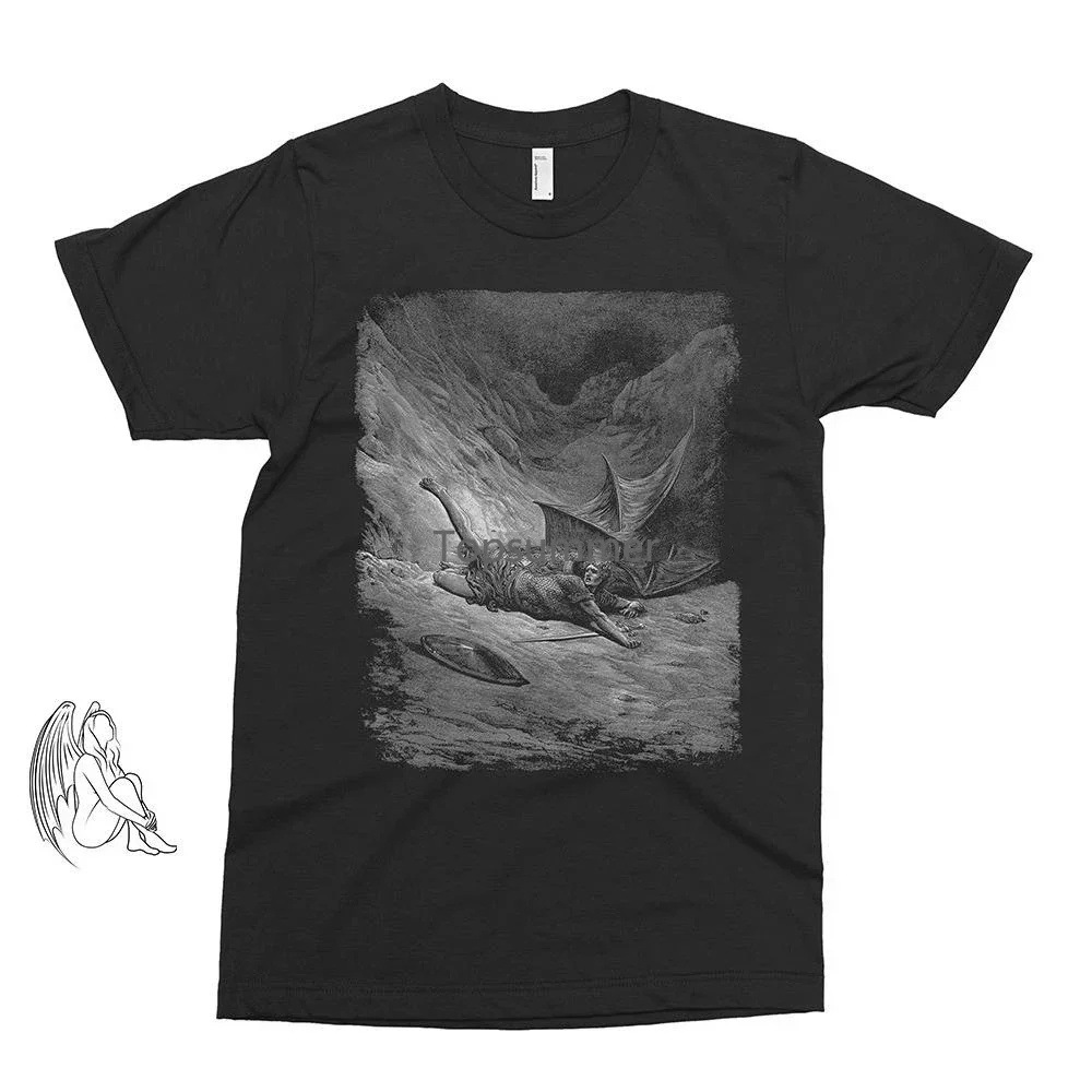 Paradise Lost 2 Gustave Dore T Shirt Tee Art Woodcut Engraving Renaissance Gustave Dore Cute Gift