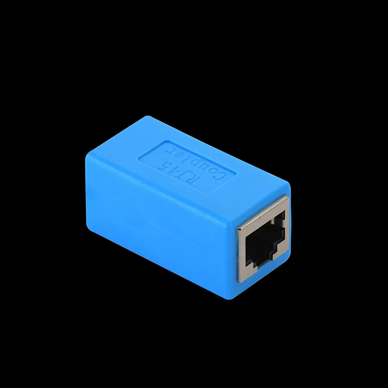 1 Buah Konektor Warna RJ45 Female Ke Female Network Ethernet LAN Connector Adapter Coupler Extender