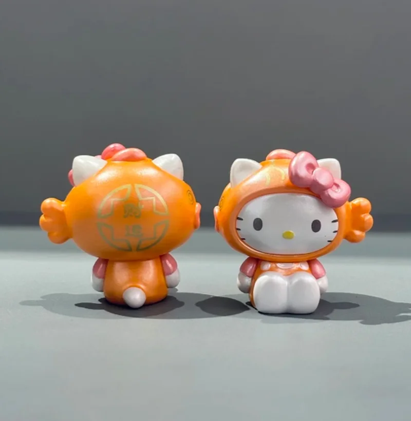 

Sanrio Hello Kitty Lucky Koi Series Cute Bean Kitty Figure Blind Box Decoration Girl for Gift birthday