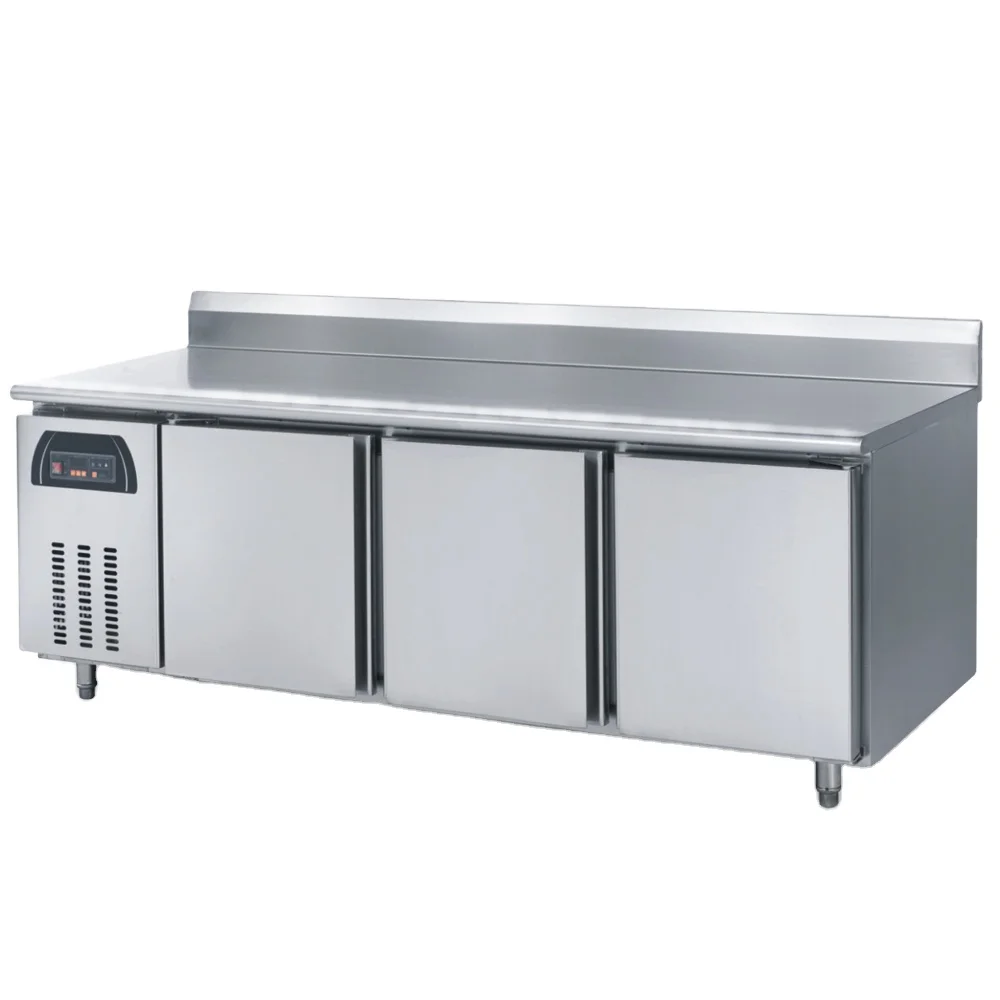 Direct Cooling Stainless Steel Kitchen Refrigerator with Single Door New Condition Functioning as a Chiller Freezer for Display