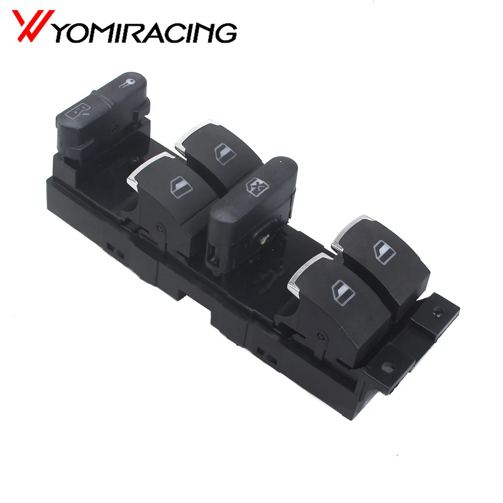 Chrome Master Window Controller Switch For VW Jetta Golf GTI MK4 Passat B5 Driver Side 3BD959857 3BD 959 857 1998-2005