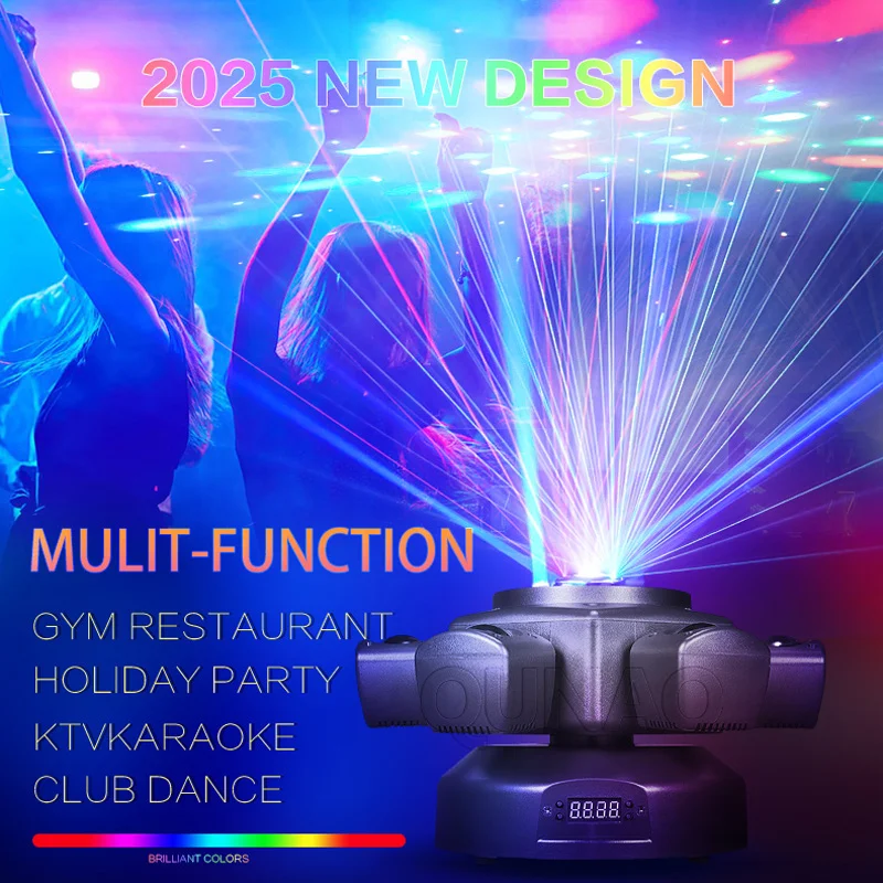 120W Magic Ball Bunte LED Party Licht RGBW Sound Control Remote DJ Strobe Birtherday Dance Event Club Bar Färben projektor