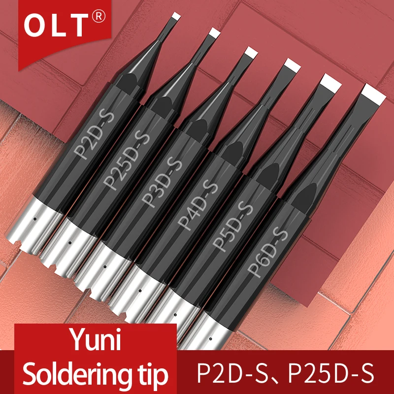 

Unix P Series Soldering Iron Tips High Temperature Resistant P2D-S P3D-S P4D-S P5D-S P25D For Automatic Soldering Machine Tools