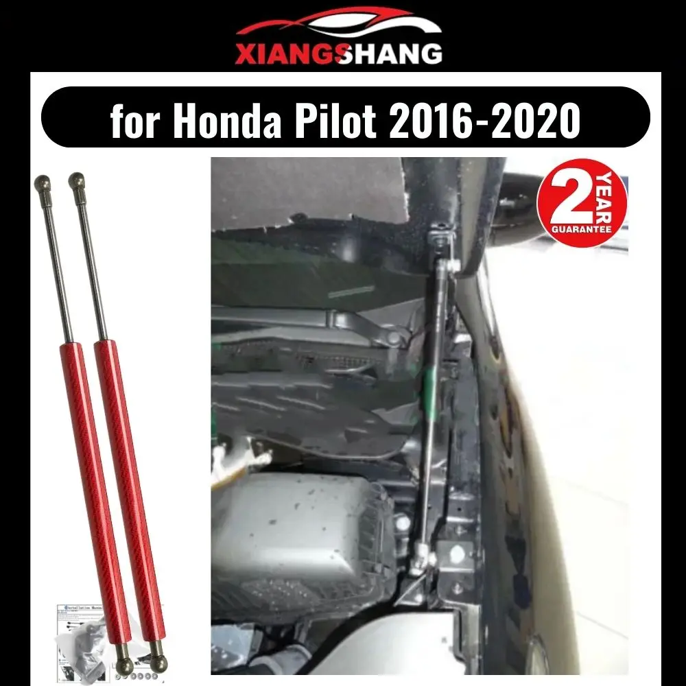 

for HONDA Pilot 2016-2020 Front Hood modify Refit Gas Spring Carbon Fiber Lift Supports Struts Rod Arm Shocks