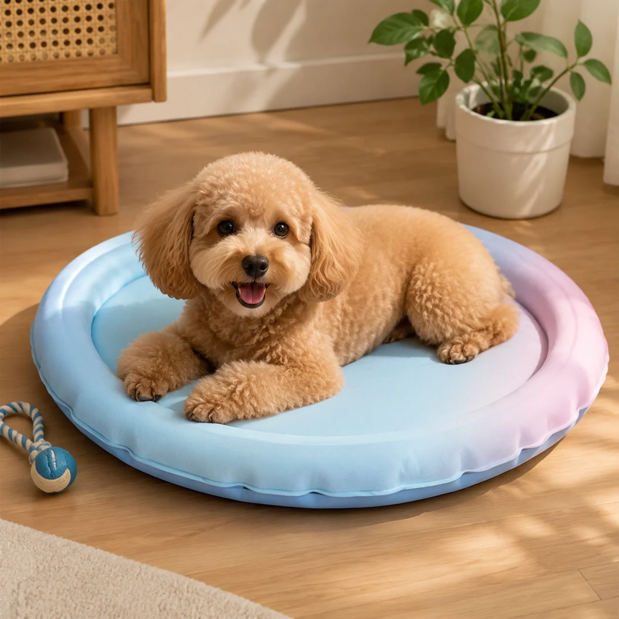 Cooling Ice Pet Mat Dog Bed Pad 60x45CM 73x53CM Bite Resistant Chew Proof Summer Sleeping Pad For Cats Dogs