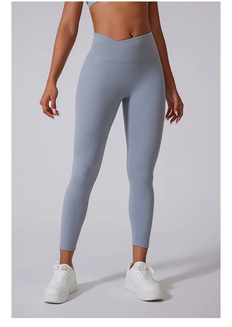 

Fitness Female Leggings Running Pants Naked feeling Leggings High Waist Push Up Sport Women Fitness Running Yoga Pants
