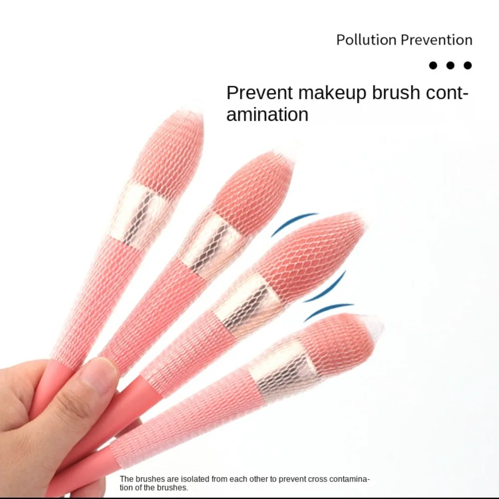 Dustproof Cosmetic Brushes Guards Net Pen Sleeve Brush Protectors Mesh Sheath Cosmetic Tool Pen Protective Cover