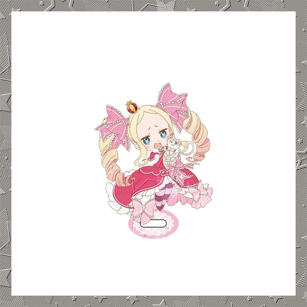 10CM Charm Anime Re:ZERO -Starting Life in Another World Acrylic Stand Model Keychain Characters Ornament Accessories Good Gifts