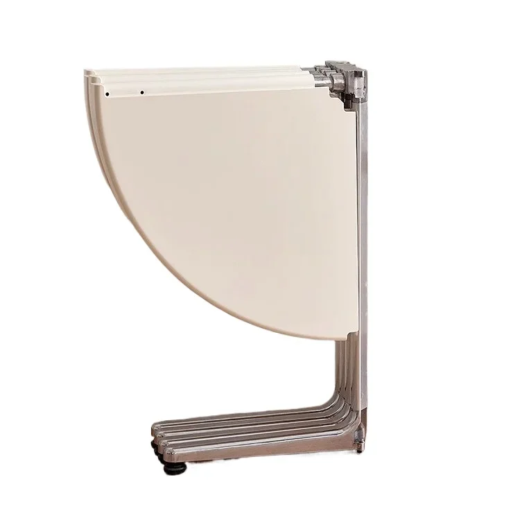 

Multifunctional round table dining table medieval PLANO foldable Vintage semi-circular special-shaped