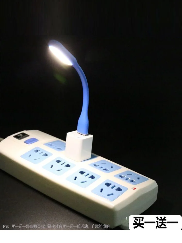 2/LOT Mini LED Schreibtischlampe LED Tragbares Licht LED Nachtlicht USB Augenschutz Licht für Power PC Laptop