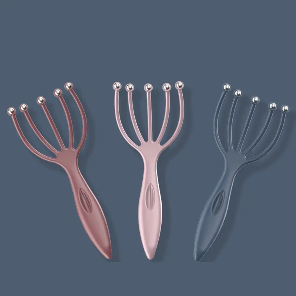 

Claw Handheld Stress Relif SPA Steel Ball Deep Relaxation Scalp Massager Health Care Neck Massage Tool Five Finger Head Massage