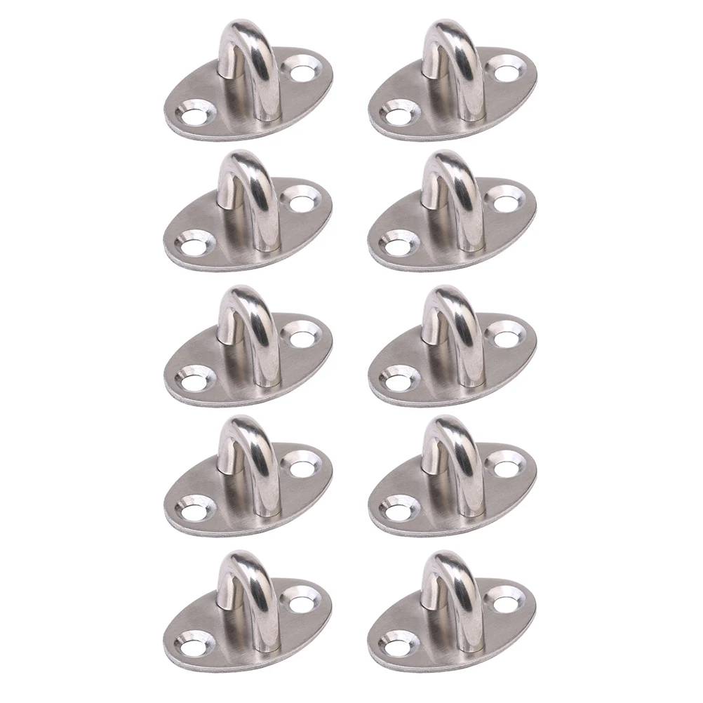 

10 Pcs Load-bearing Hook Coat Hangers Metal Hooks Steel Stainless Fixed Small Kitchen Wire Storage Towel