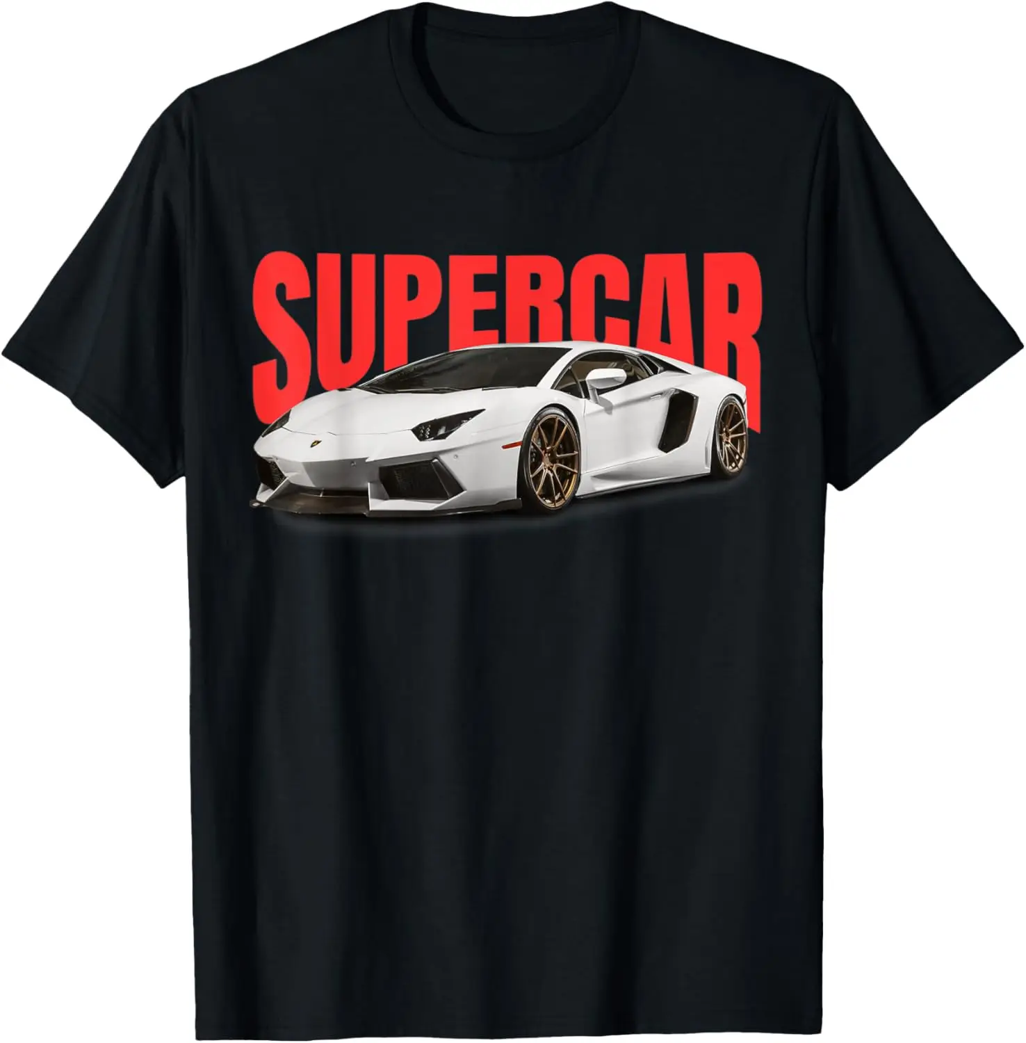 Supercar, sports car, muscle car and race car t-shirts T-Shirt