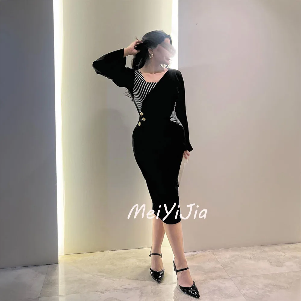 

Meiyijia Evening Dress Ruffle Mermaid Simple Square Sleeveless Saudi Arabia Sexy Evening Birthday Club Outfits Summer 2024