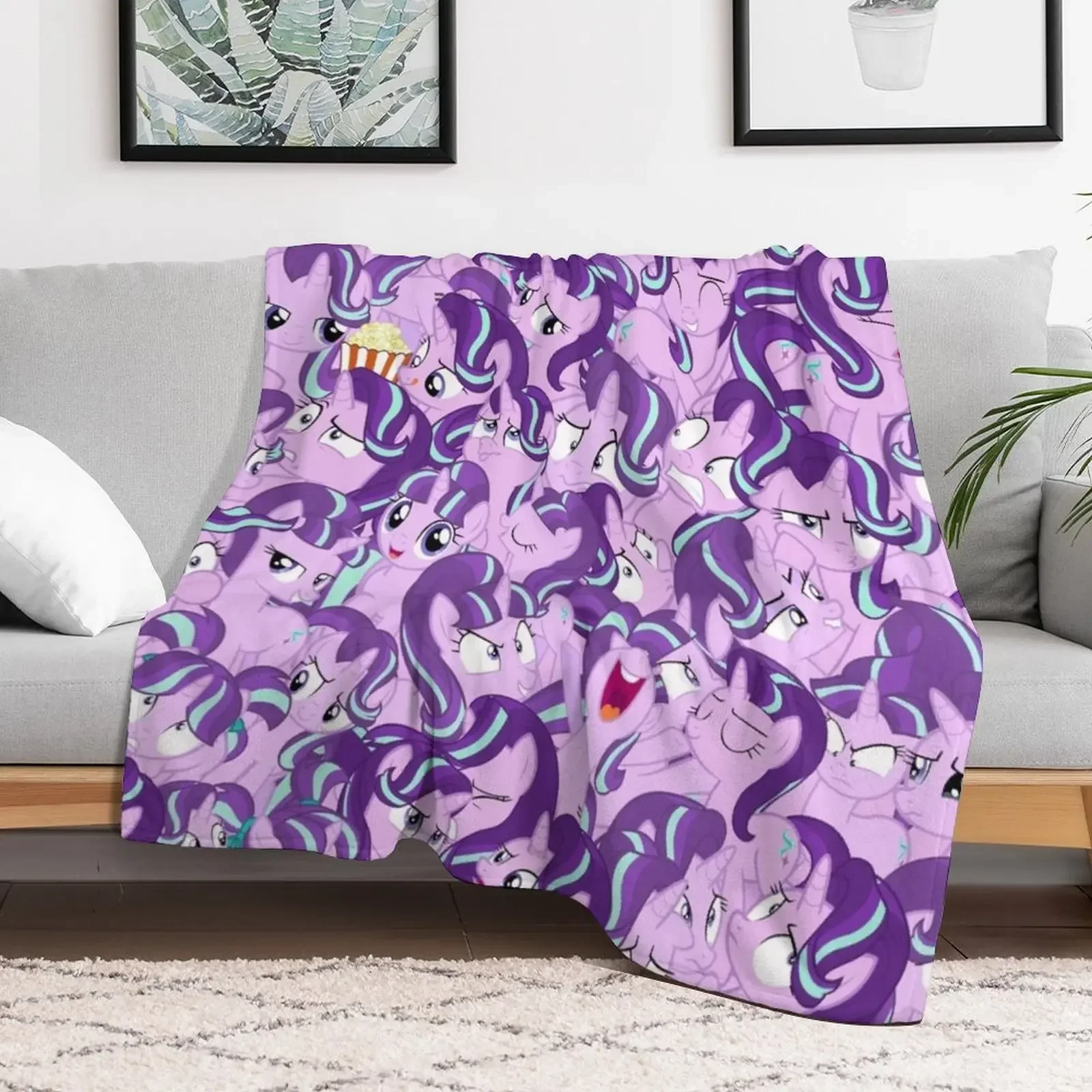 Starlight Glimmer Mess Throw Blanket cosplay anime Luxury Throw warm winter Blankets