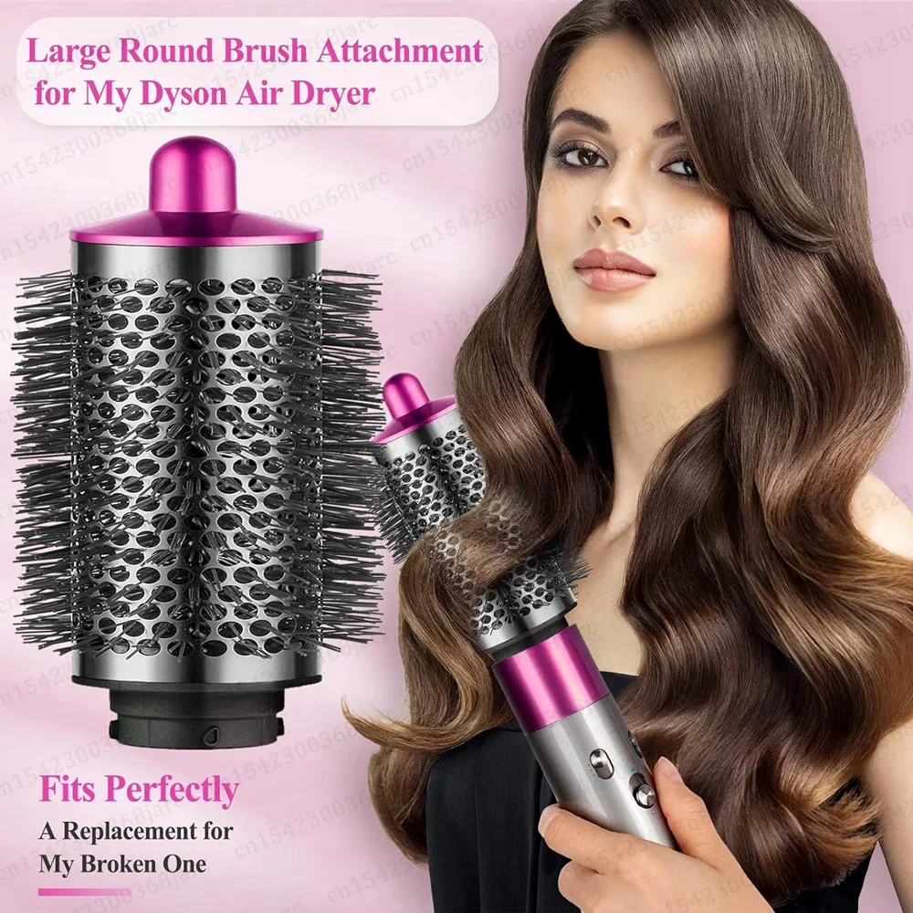 Ugello soffice pettine a cilindro per Dyson Airwrap HS01 HS05 Accessori per asciugacapelli Sostituzione ugello pettine cilindro a denti larghi 50MM