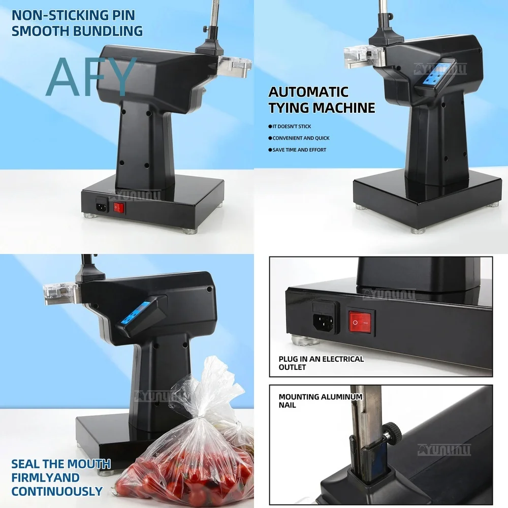 Automatic Food Packaging Machine for Fruit Vegetable Packer Plastic Bag Aluminum Foil Punching Device Supermarket Grocery