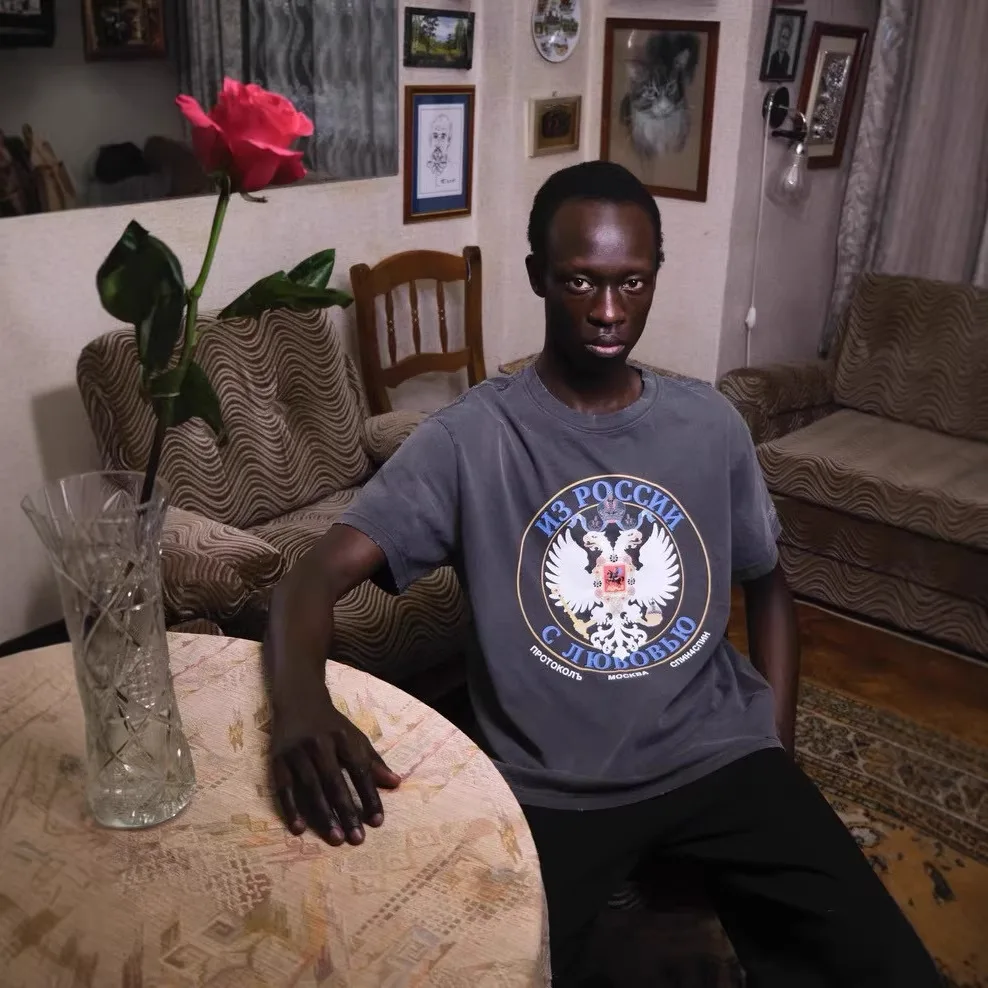 

Protocol index 26SS Russia Limited Double-headed Eagle Washed and distressed - Loose-fitting short-sleeved T-shirt